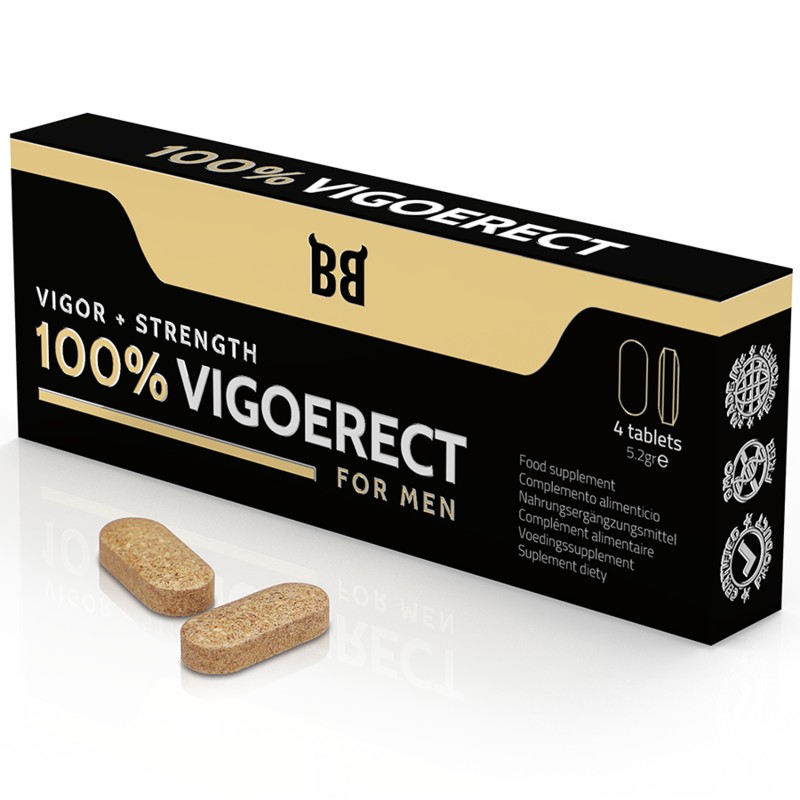 BLACKBULL BY SPARTAN - 100 % VIGOERECT VIGOR + STÄRKE FÜR MÄNNER 4 TABLETTEN