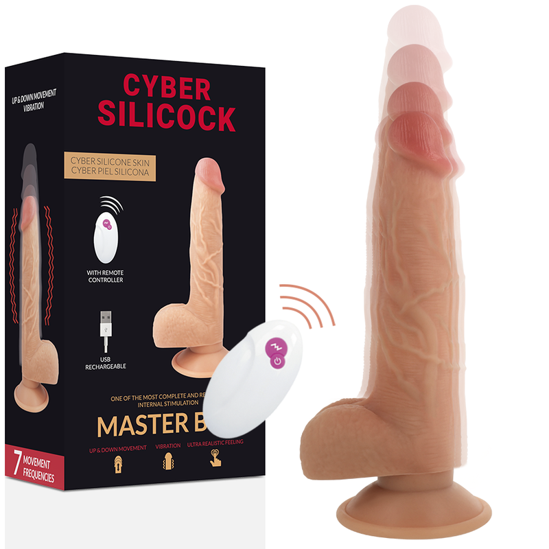 CYBER SILICOCK - FERNBEDIENUNG REALISTISCHER MASTER BEN