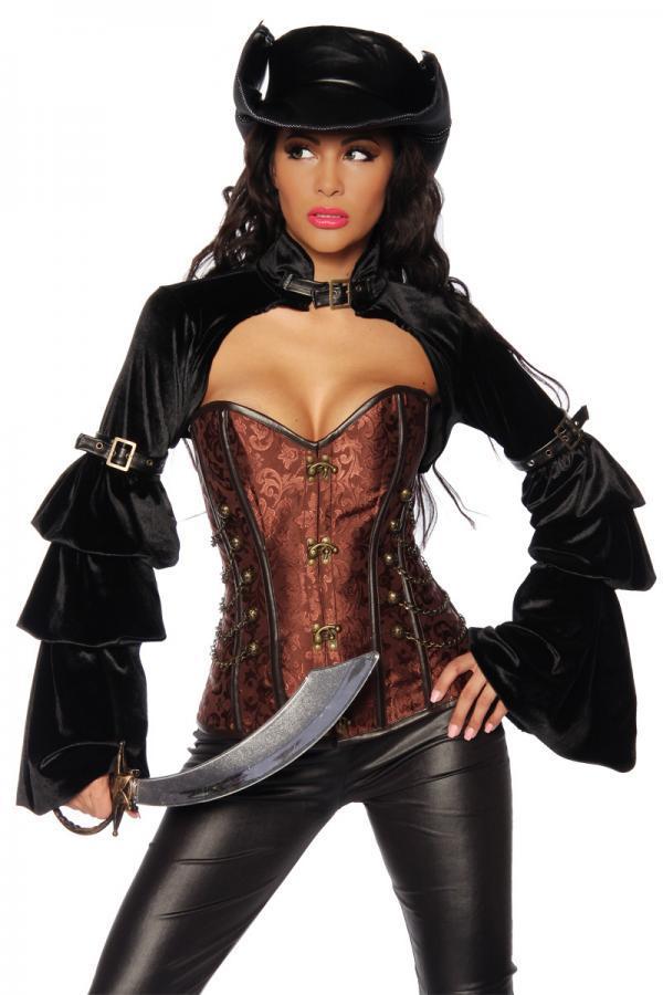 Samtbolero XS schwarz