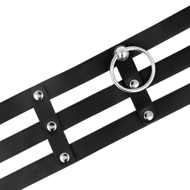 COQUETTE - CHIC DESIRE VEGANES LEDER-HALSBAND IM FETISCH-STIL