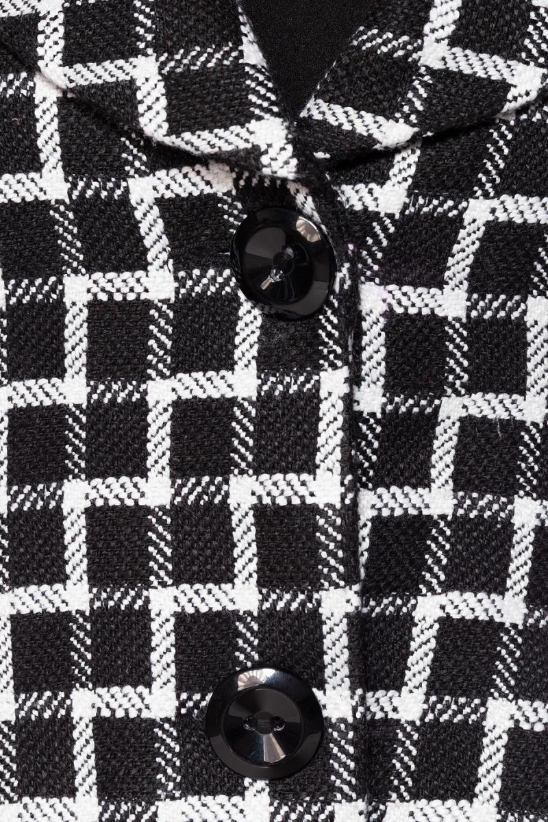 Belsira Premium Blazer-Jacke schwarz/weiß