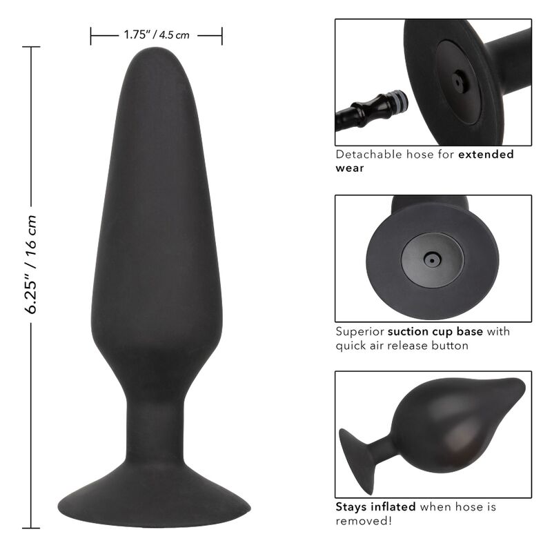 CALIFORNIA EXOTICS - XL SILIKON-AUFBLASBARER STECKER