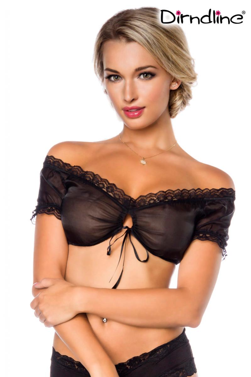 Dirndl-Bluse schwarz