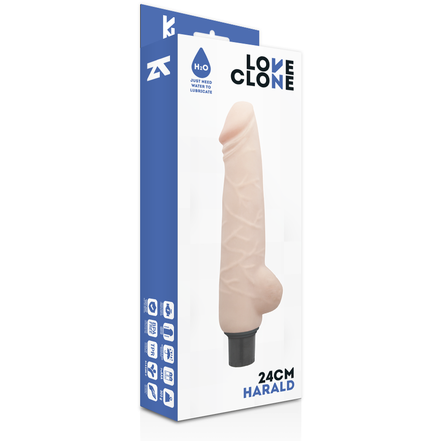 LOVECLONE - HARALD SELBSTSCHMIERENDER VIBRATOR 24CM