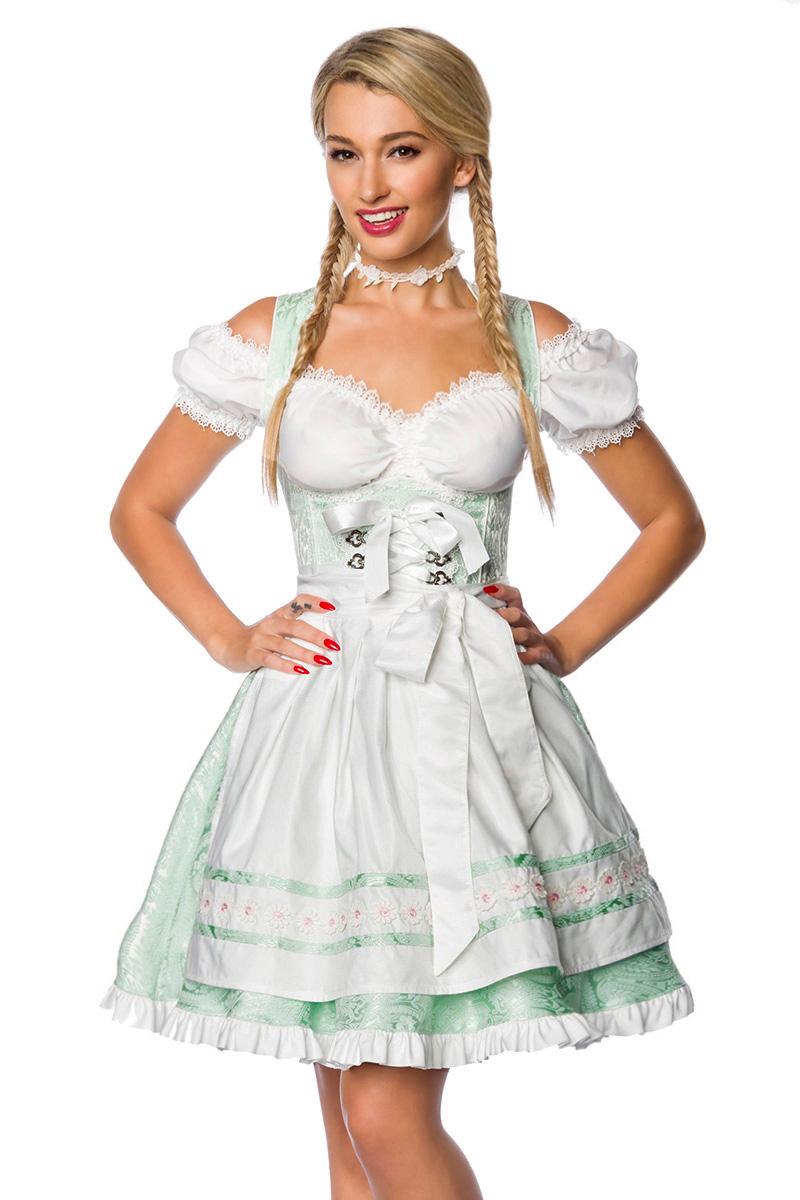 Pastell-Dirndl 3XL mintgrün