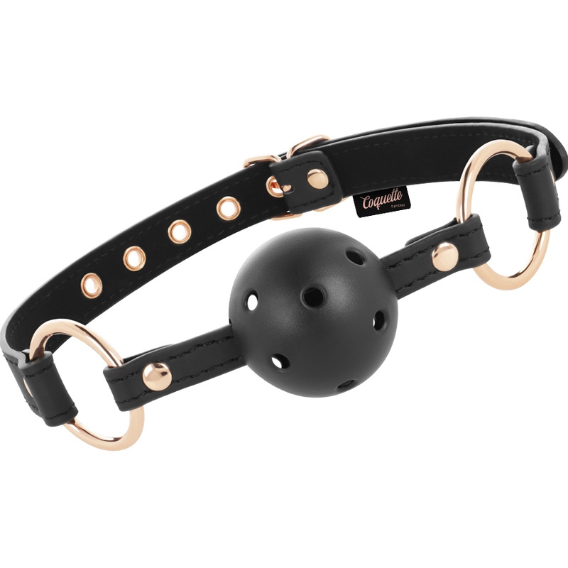 COQUETTE CHIC DESIRE - FANTASY-ATMUNGSAKTIVER VEGANER LEDER-Knebel
