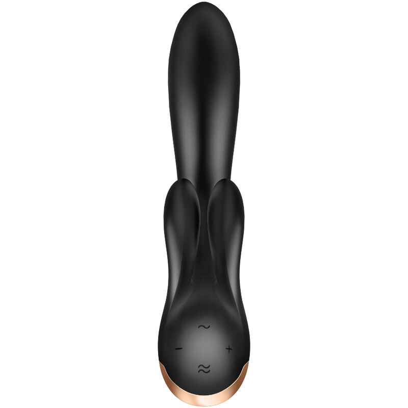 SATISFYER - DOUBLE FLEX VIBRATOR APP SCHWARZ