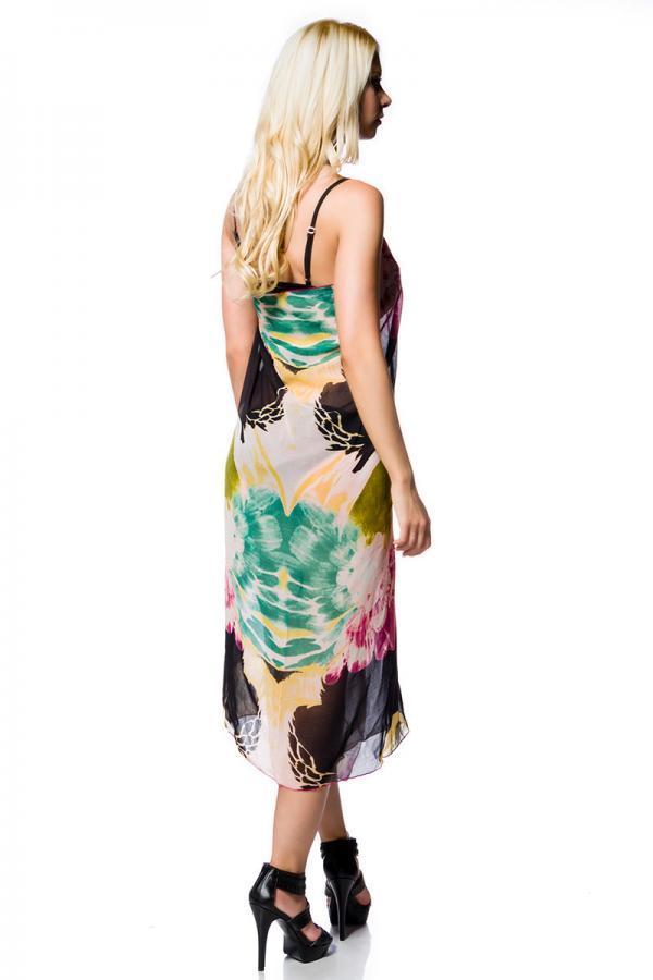 Strandtuch OS schwarz/gemustert