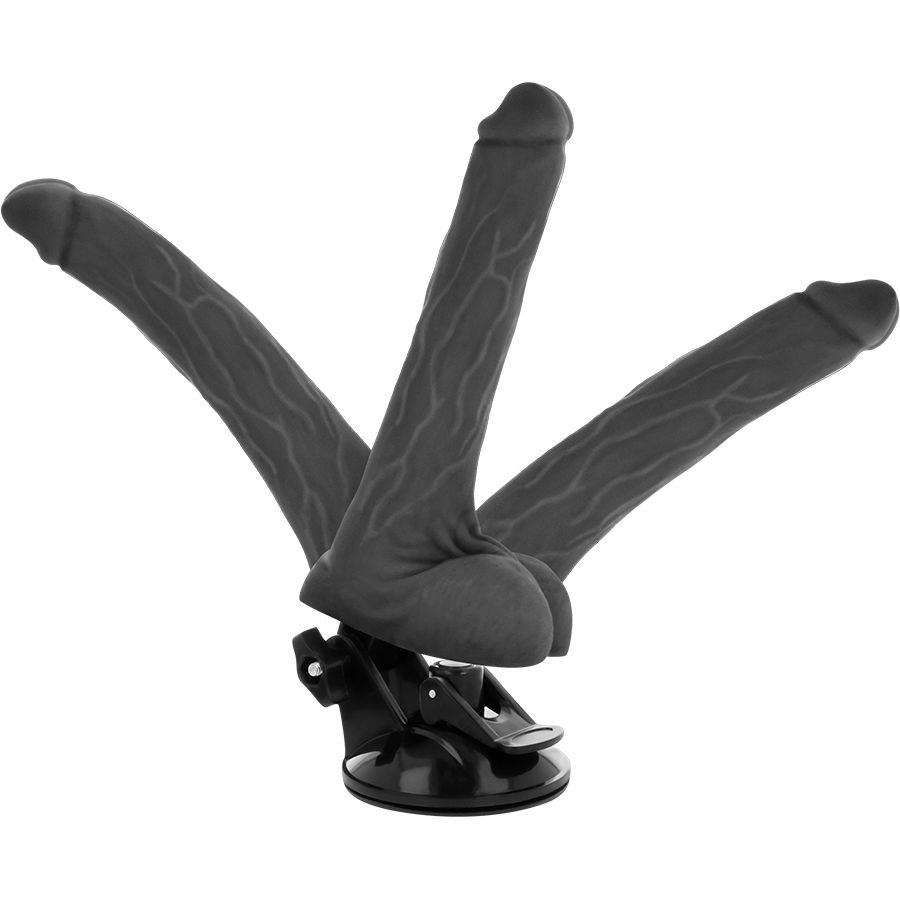 BASECOCK - ARTIKULIERBARER VIBRATOR MIT FERNBEDIENUNG SCHWARZ 18,5 CM
