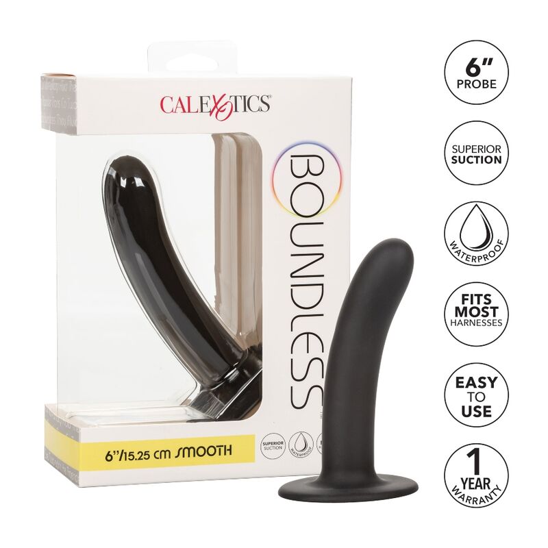 CALIFORNIA EXOTICS - BOUNDLESS DILDO 15.25 CM GURT KOMPATIBEL GLATT