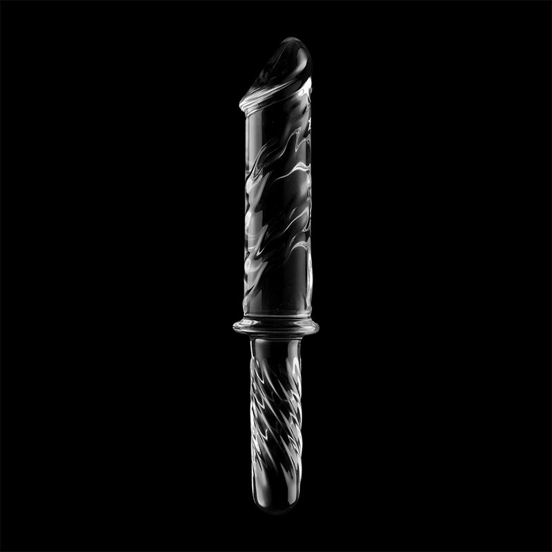 NEBULA SERIES BY IBIZA - MODELL 24 DILDO BOROSILIKATGLAS 28,5 X 5 CM KLAR
