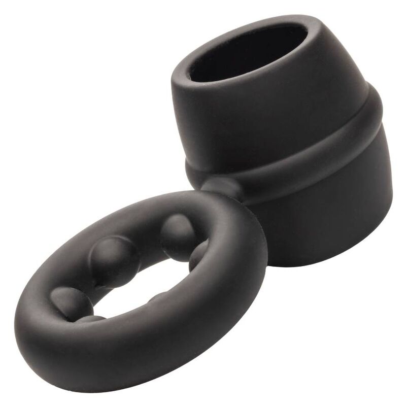 CALIFORNIA EXOTICS - ALPHA DUAL MAGNUM RING SCHWARZ