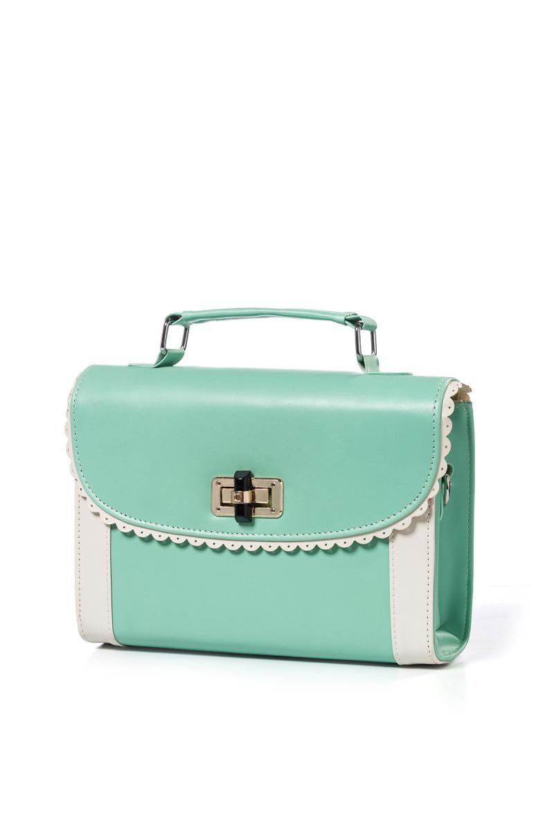 Retro Handtasche OS grün