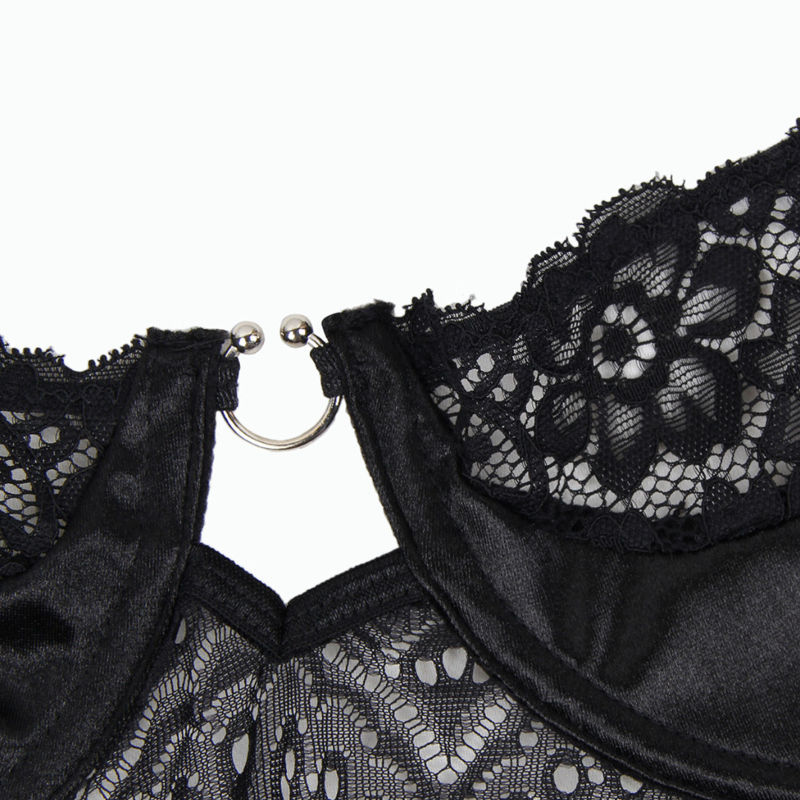 SUBBLIME CORSET - CORSET UND GÜRTEL SCHWARZ L / XL