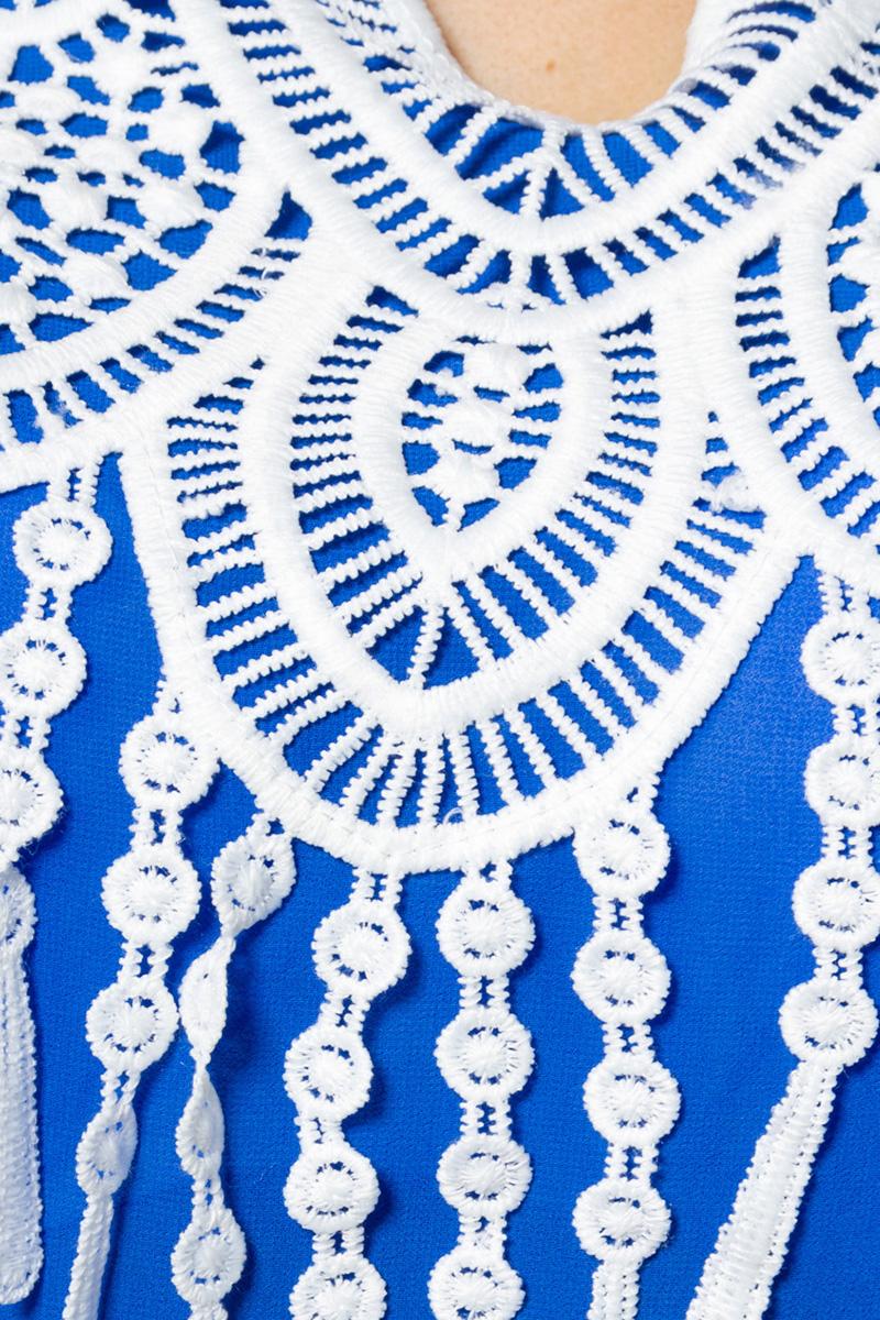 Boho-Tunika XS-L blau