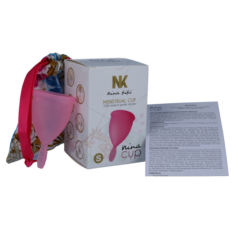 NINA KIKÍ - MENSTRUAL CUP ROSA GRÖSSE S