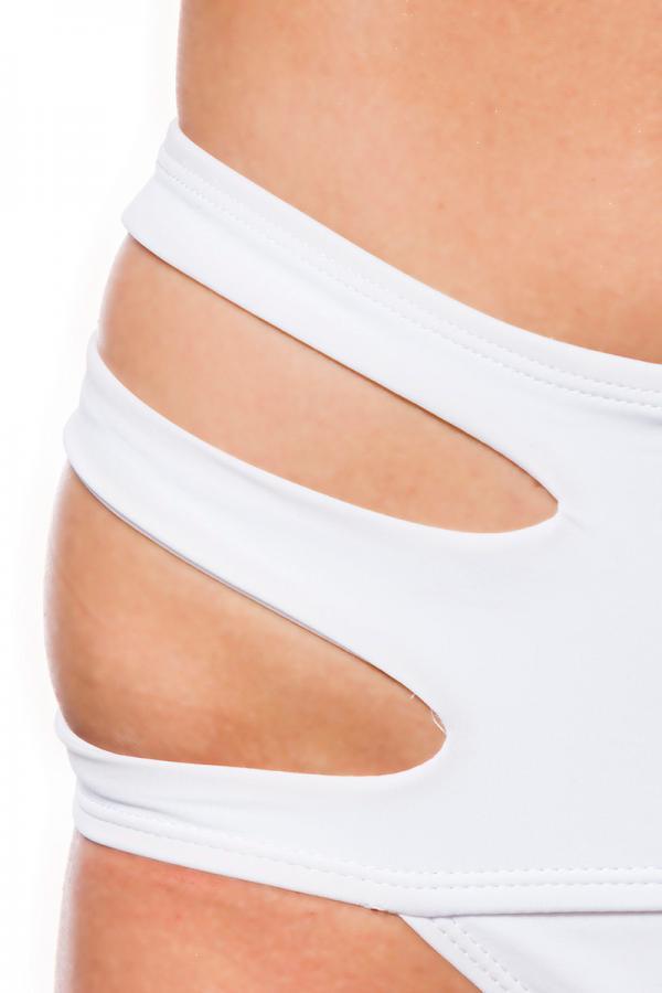 Bandeau-Bikini weiß