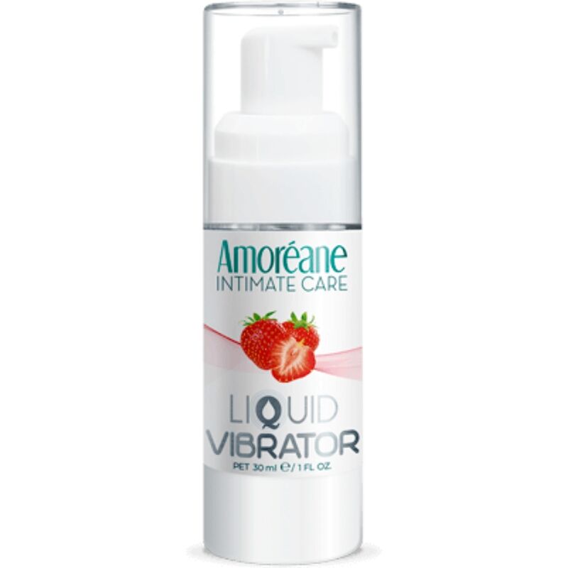 AMOREANE – VIBRIERENDE FLÜSSIGE ERDBEERE 30 ML