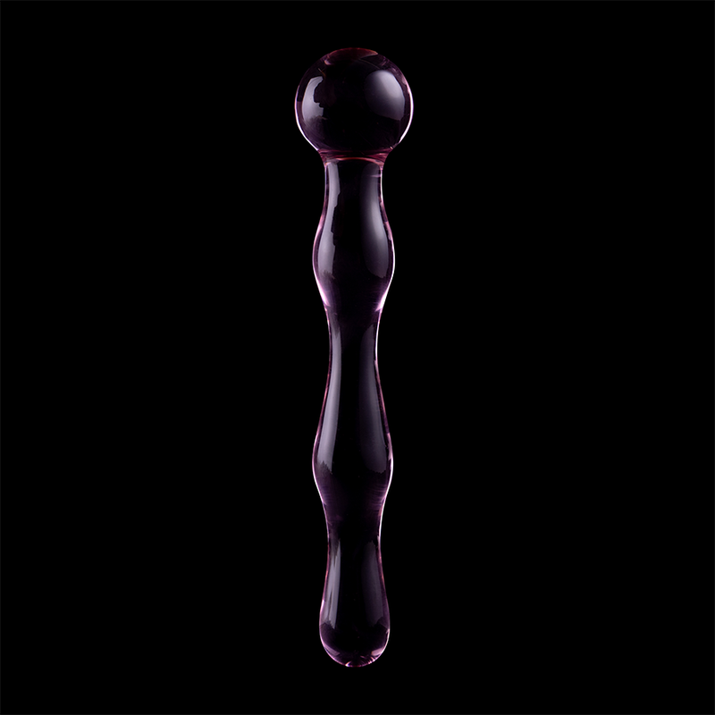 NEBULA SERIES BY IBIZA - MODELL 13 DILDO BOROSILIKATGLAS 18 X 3,5 CM ROSA