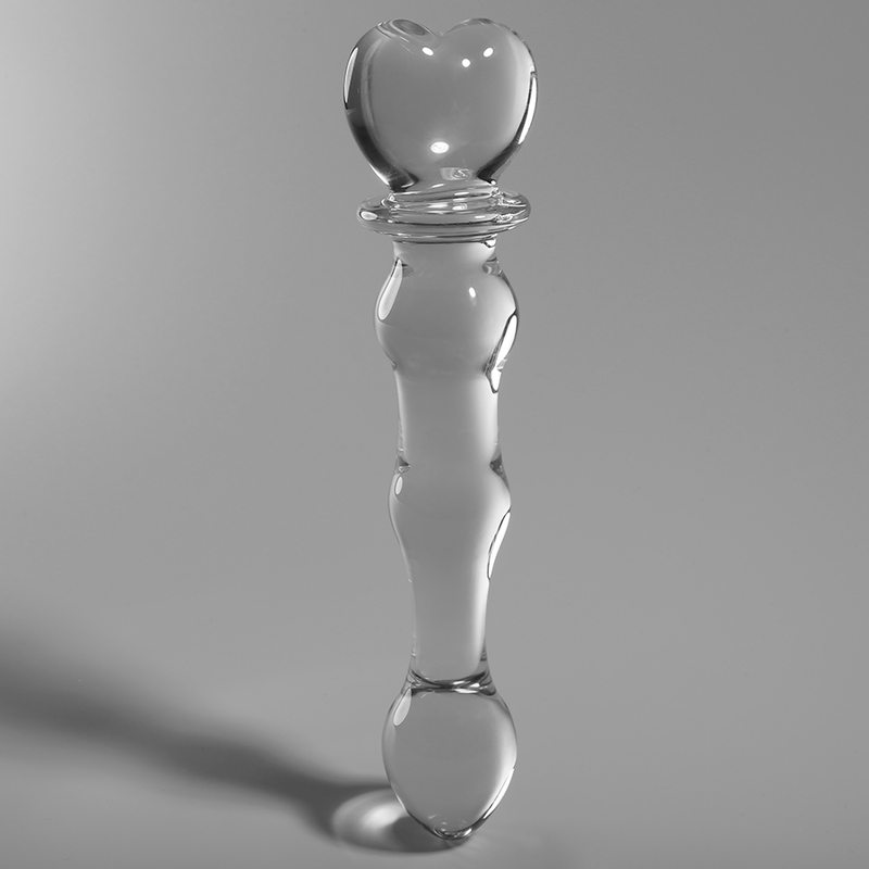NEBULA SERIES BY IBIZA - MODELL 21 DILDO BOROSILIKATGLAS 20,5 X 3,5 CM KLAR