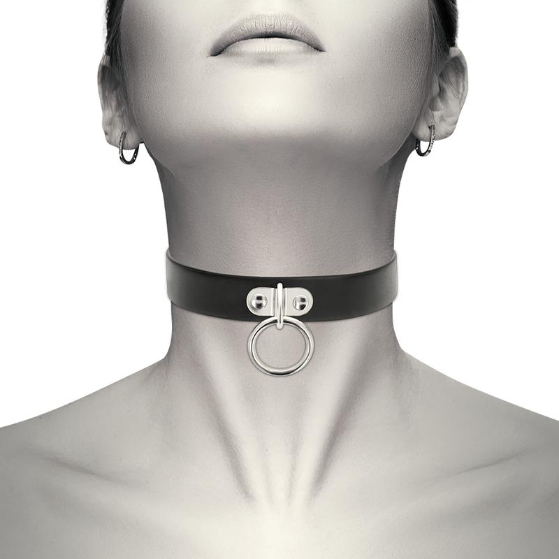 COQUETTE - CHIC DESIRE HALSKETTE AUS VEGANEM LEDER FETISCH-ACCESSOIRE