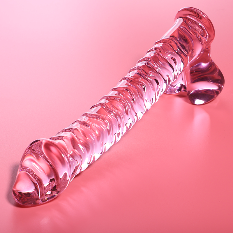 NEBULA SERIES BY IBIZA - MODELL 23 DILDO BOROSILIKATGLAS 21,5 X 4 CM ROSA
