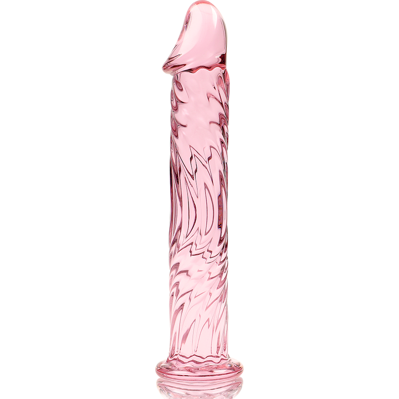 NEBULA SERIES BY IBIZA - MODELL 12 DILDO BOROSILIKATGLAS 17 X 3,5 CM ROSA