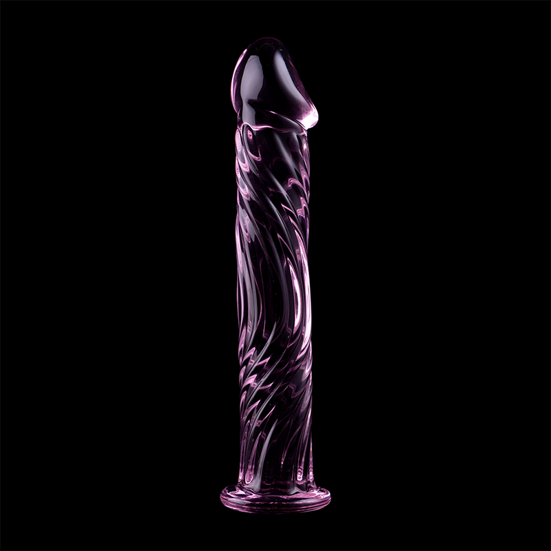 NEBULA SERIES BY IBIZA - MODELL 12 DILDO BOROSILIKATGLAS 17 X 3,5 CM ROSA
