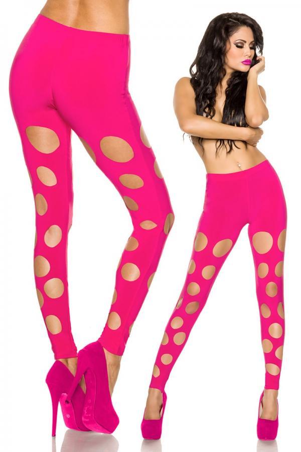 Leggings M neonpink