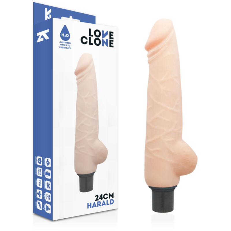 LOVECLONE - HARALD SELBSTSCHMIERENDER VIBRATOR 24CM