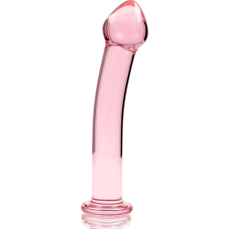 NEBULA SERIES BY IBIZA - MODELL 11 DILDO BOROSILIKATGLAS 16 X 3 CM ROSA