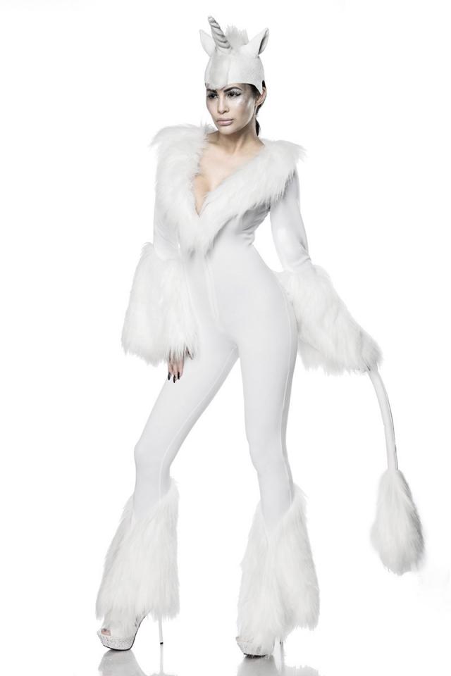 Einhornkostüm: White Unicorn weiß