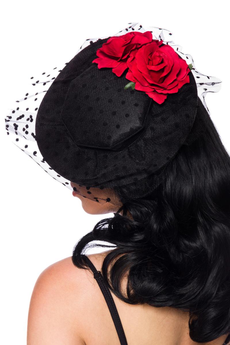 Minihut OS schwarz/rot