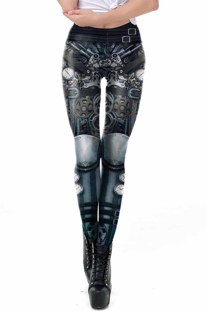 Steampunk Leggings schwarz