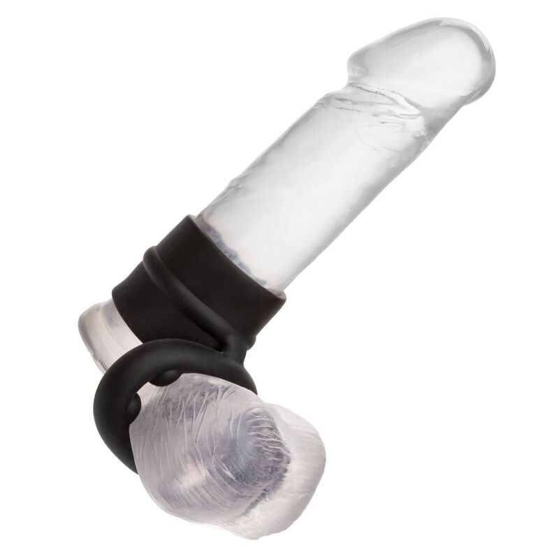 CALIFORNIA EXOTICS - ALPHA DUAL MAGNUM RING SCHWARZ