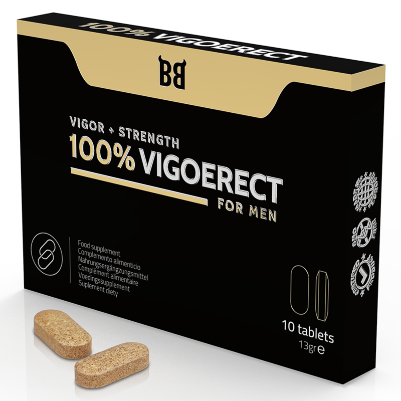 BLACKBULL BY SPARTAN - 100 % VIGOERECT VIGOR + STÄRKE FÜR MÄNNER 10 TABLETTEN