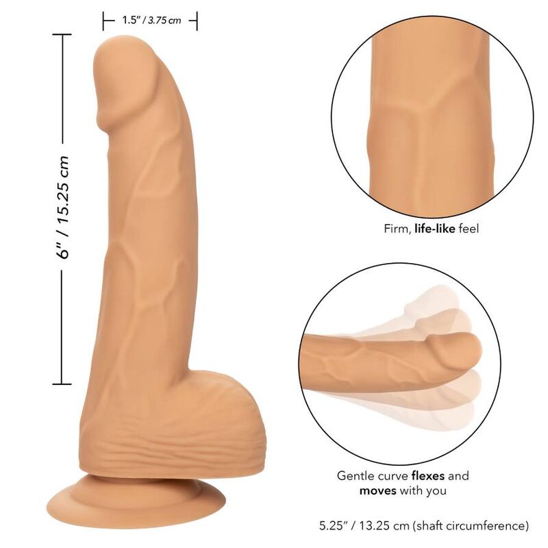 CALIFORNIA EXOTICS - SILIKON-NIETEN 15.24 CM HAUT