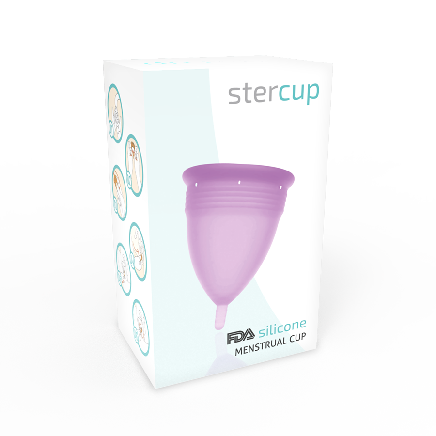 STERCUP - FDA SILIKON-MENSTRUALCUP GRÖSSE S FLIEDER