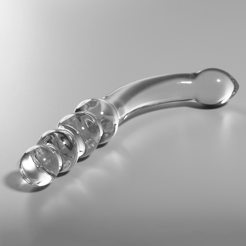 NEBULA SERIES BY IBIZA - MODELL 14 DILDO BOROSILIKATGLAS 18,5 X 3 CM KLAR