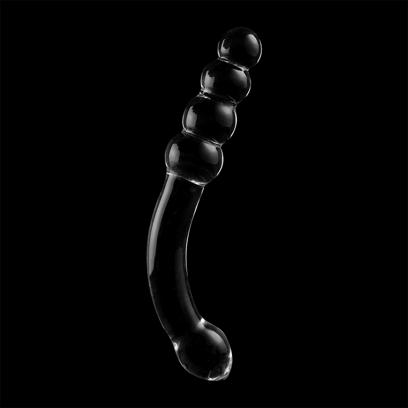NEBULA SERIES BY IBIZA - MODELL 14 DILDO BOROSILIKATGLAS 18,5 X 3 CM KLAR