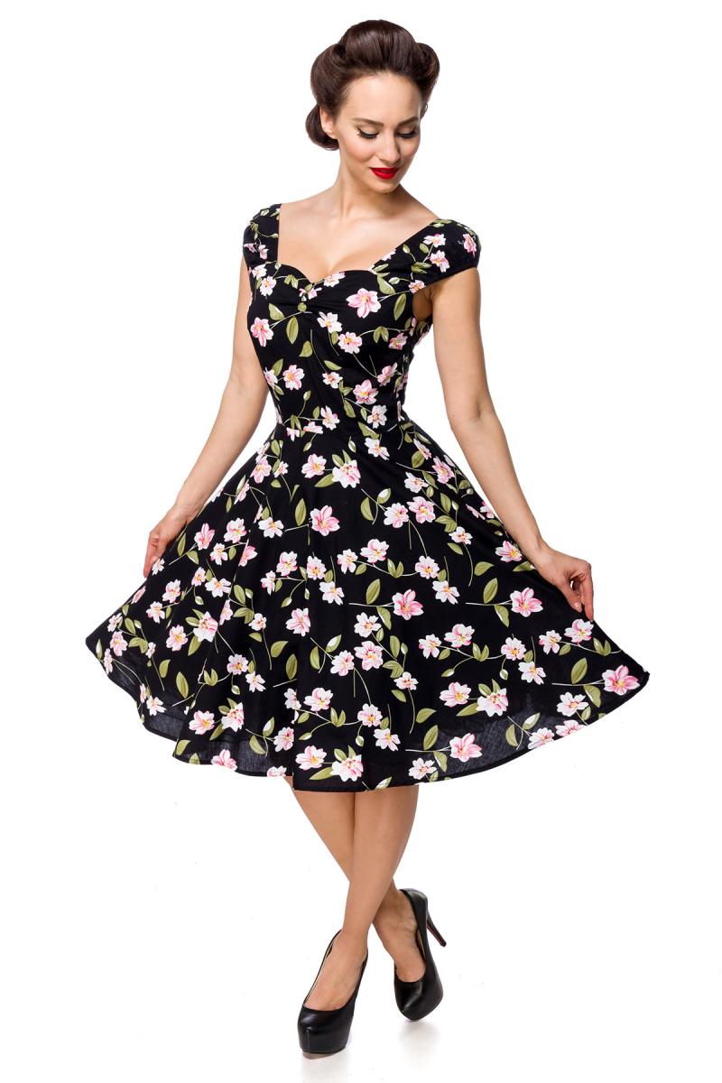 Kleid schwarz/rosa