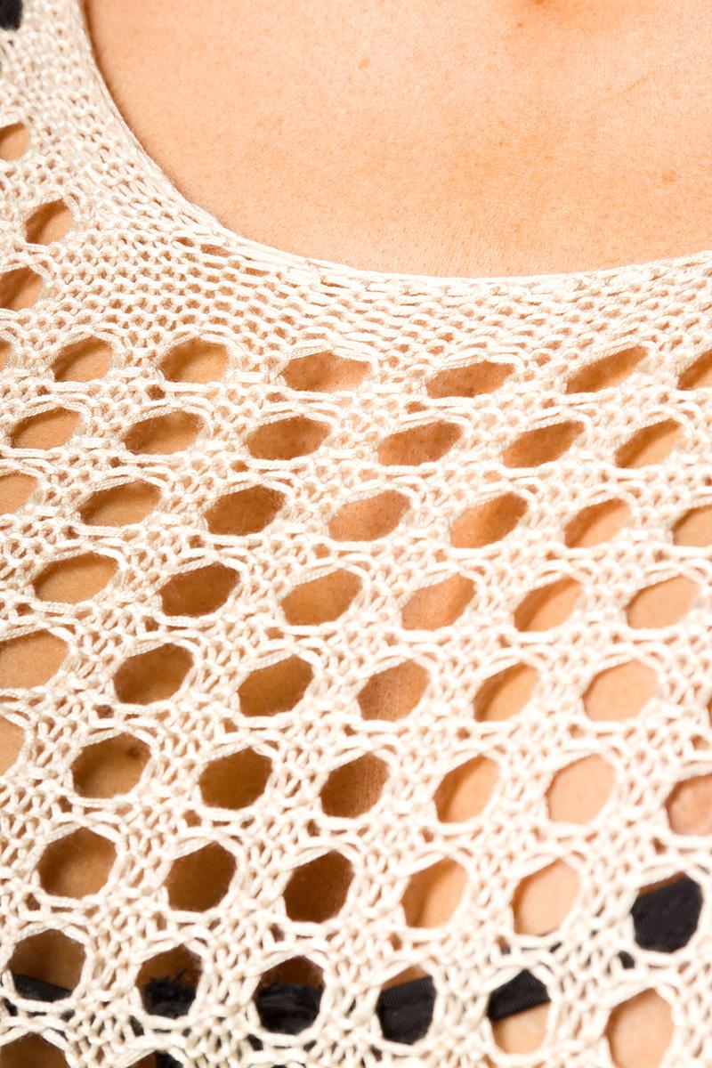 Strickkleid XS-M beige