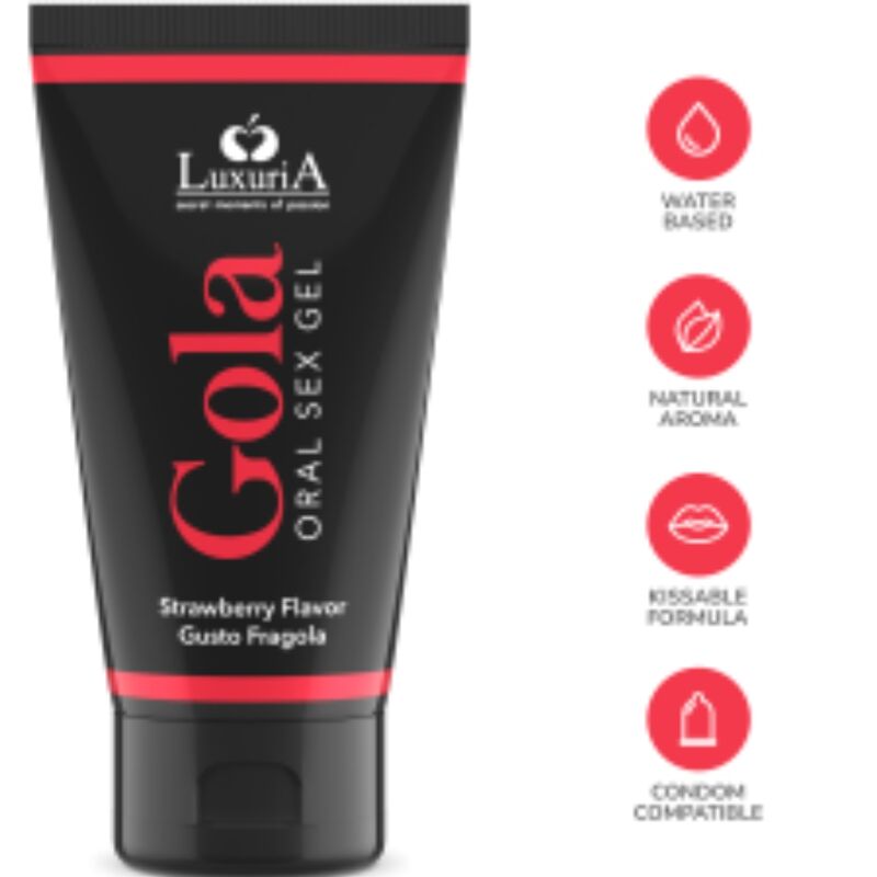 INTIMATELINE LUXURIA - ORAL SEX GEL ERDBEERGESCHMACK 30 ML