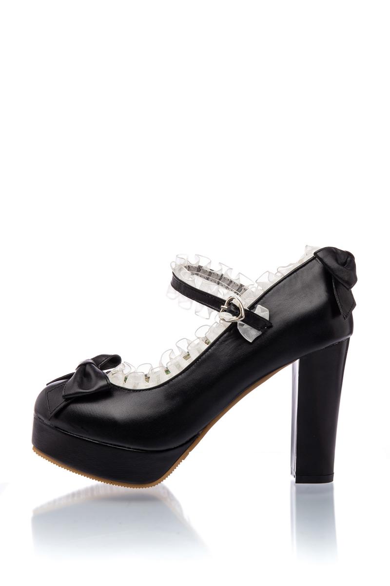 Mary Jane Pumps schwarz
