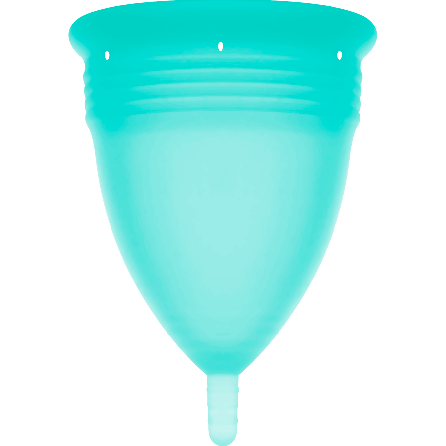 STERCUP - FDA SILIKON-MENSTRUALCUP GRÖSSE S AQUAMARIN