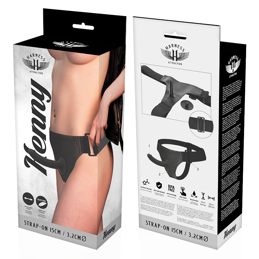 HARNESS ATTRACTION - RNES SILIKON KENNY 15 X 3,2 CM