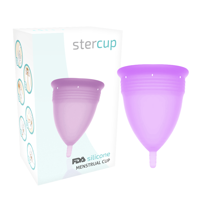 STERCUP - FDA SILIKON-MENSTRUALCUP GRÖSSE L FLIEDER