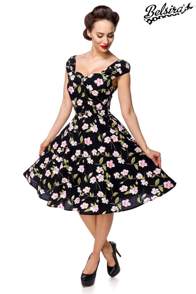 Kleid schwarz/rosa