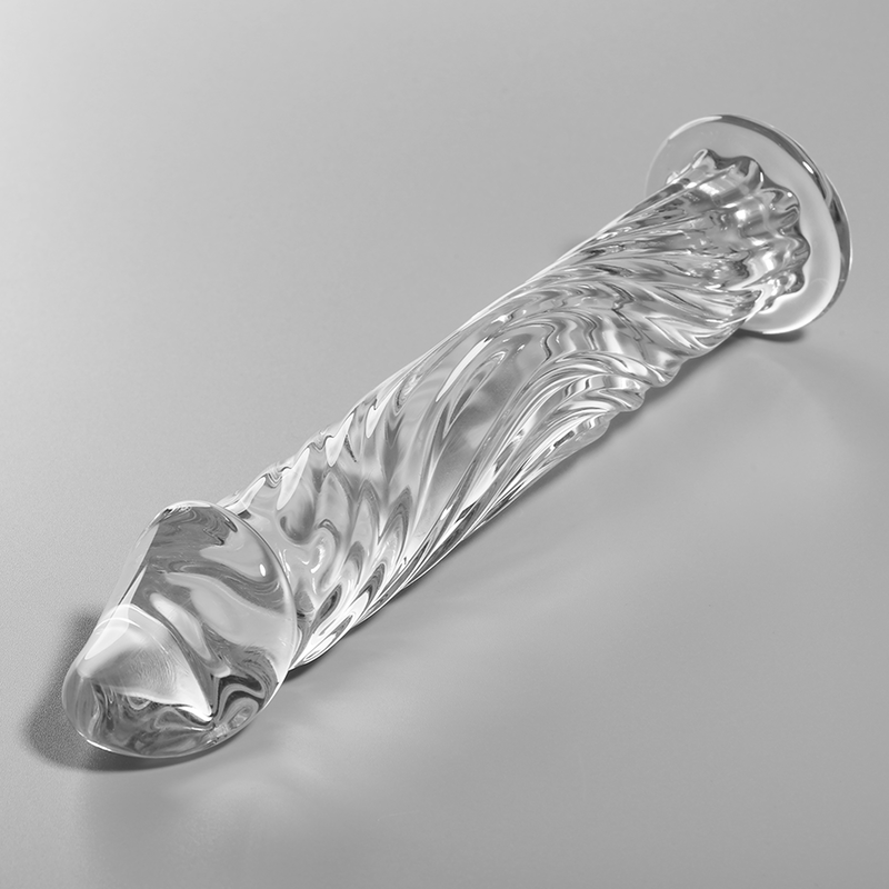 NEBULA SERIES BY IBIZA - MODELL 12 DILDO BOROSILIKATGLAS 17 X 3,5 CM KLAR