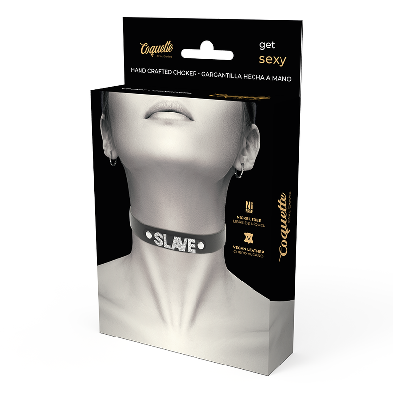COQUETTE - CHIC DESIRE SKLAVEN-HALSBAND AUS VEGANEM LEDER